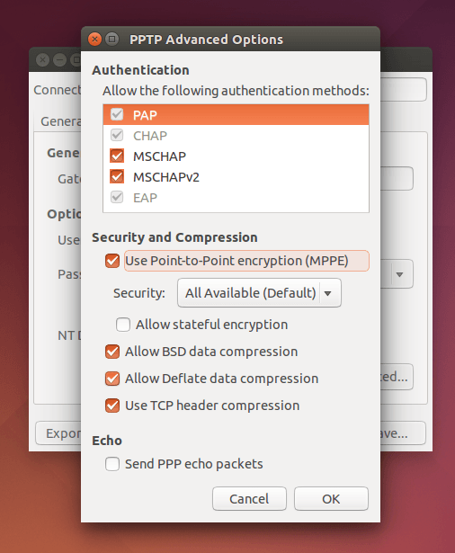 Pptp Ubuntu Server